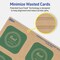 Avery Kraft Brown Square Cards, 2" x 2" Square Rounded Corners